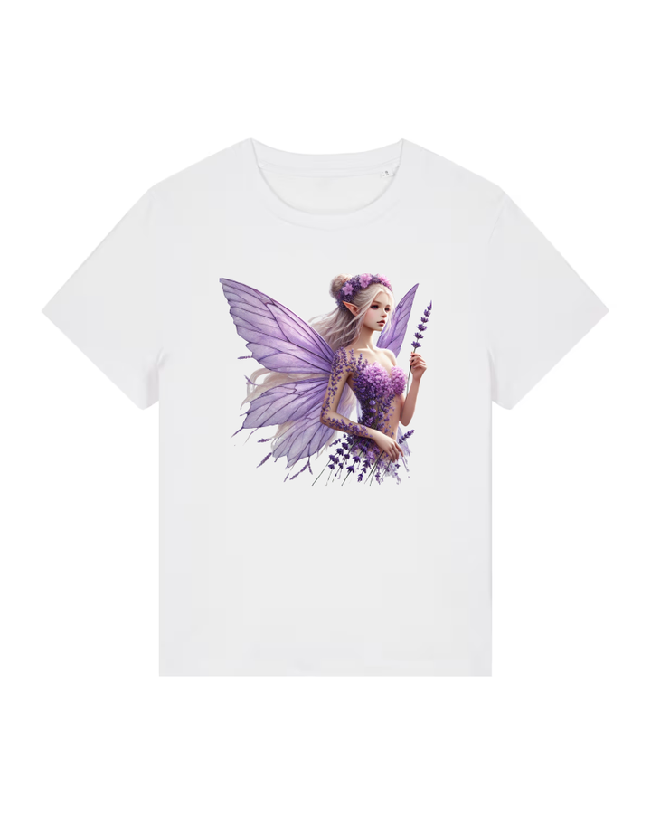 Lavendel Lady Premium Bio T-Shirt 100 % Bio-Baumwolle
