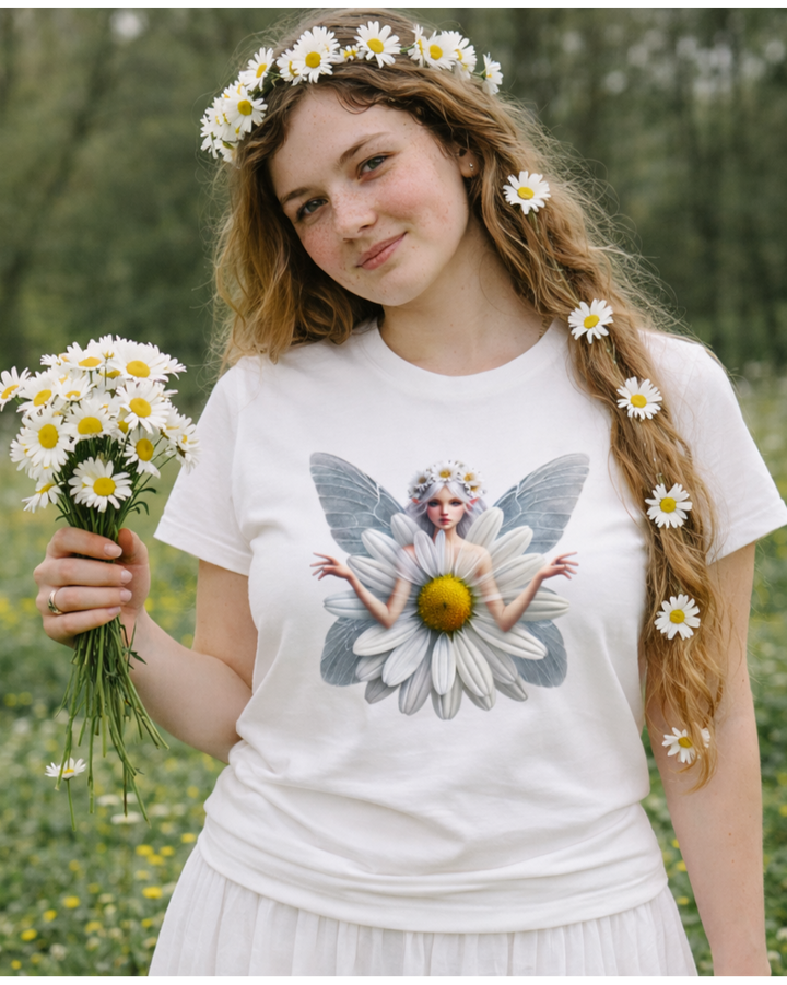 Margerite Lady Premium Bio T-Shirt 100 % Bio-Baumwolle