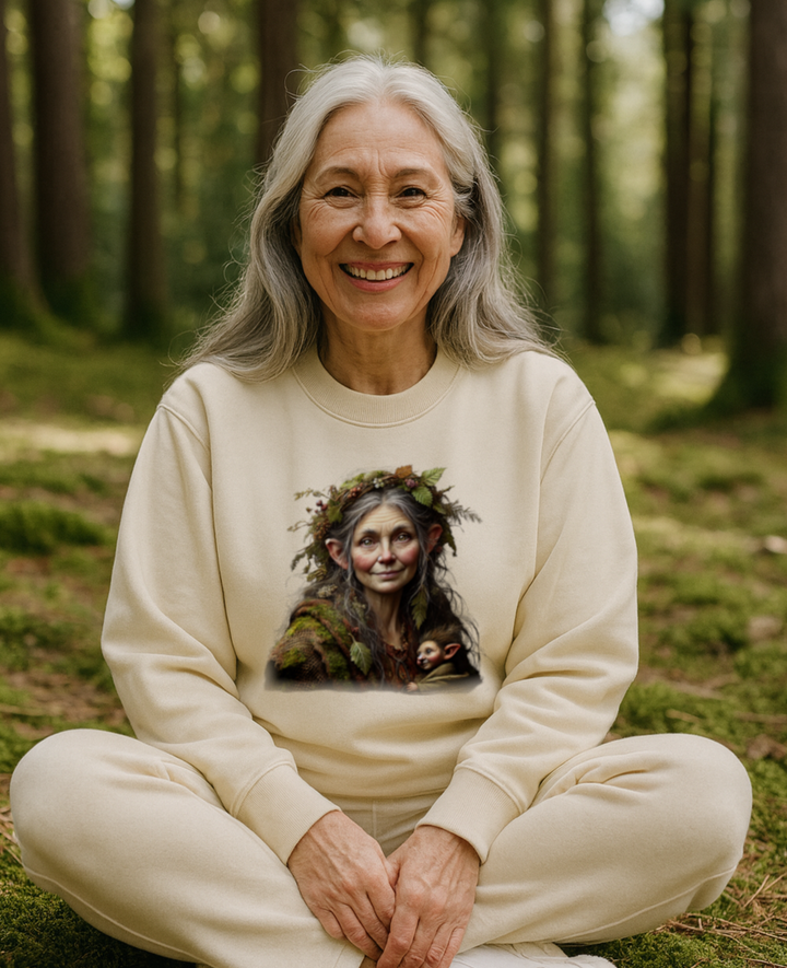 Moosmutter Premium Sweatshirt 100 % Bio-Baumwolle Unisex