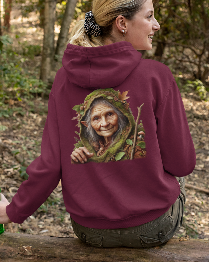 Hüterin des Waldes Kapuzenjacke Organic Zipper