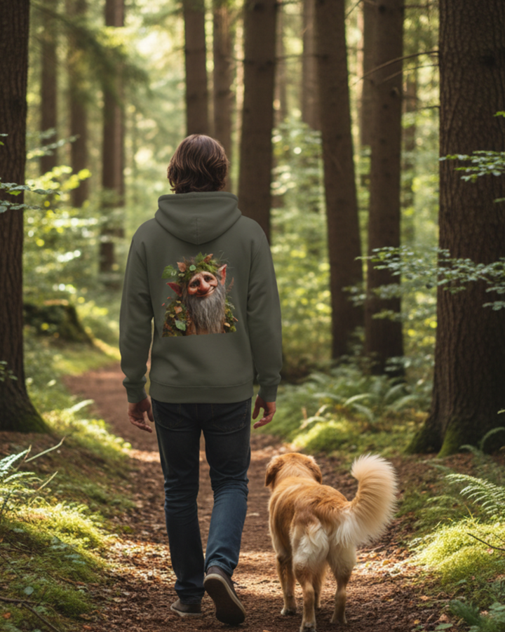 Baumhüter Premium Bio Hoodie 100 % Bio Baumwolle Rückendruck