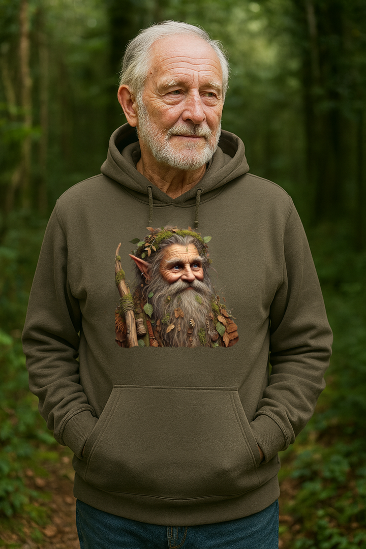 Hüter des Waldes Premium Bio Hoodie 100 % Bio-Baumwolle Unisex
