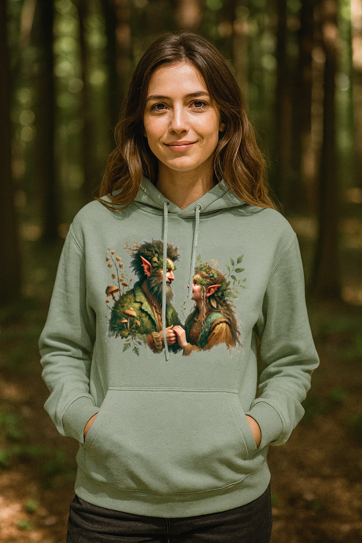 Waldliebe Premium Bio Hoodie 100 % Bio Baumwolle Unisex