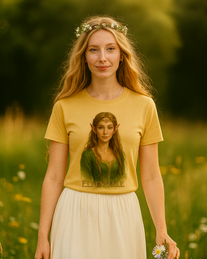 Elbenseele Premium Bio T-Shirt 100 % Bio-Baumwolle Unisex