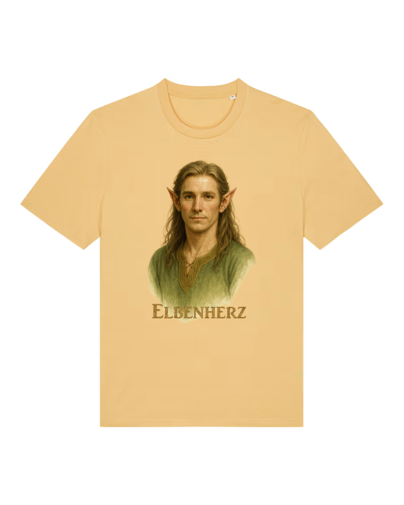 Elbenherz Premium Bio T-Shirt 100 % Bio Baumwolle Unisex