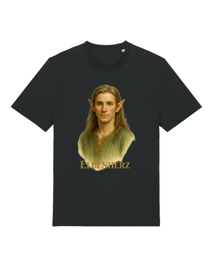 Elbenherz Premium Bio T-Shirt 100 % Bio Baumwolle Unisex
