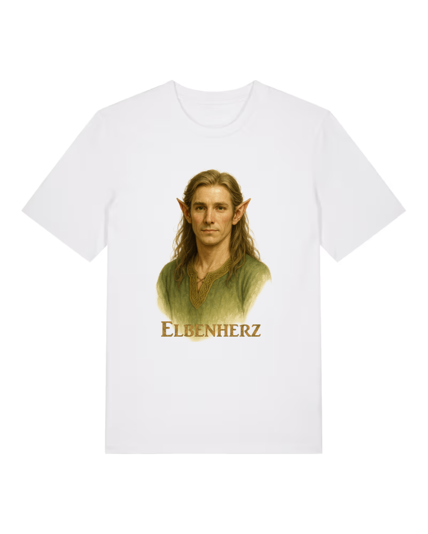 Elbenherz Premium Bio T-Shirt 100 % Bio Baumwolle Unisex