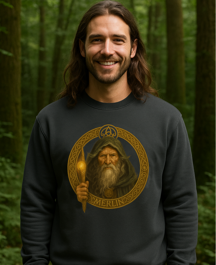 Merlin Premium Sweatshirt 100 % Bio-Baumwolle Unisex