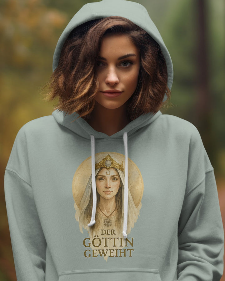 Der Göttin geweiht Premium Bio Hoodie 100 % Bio-Baumwolle Unisex