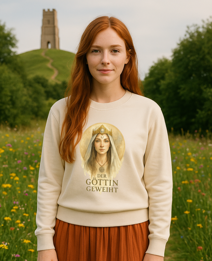 Der Göttin geweiht Premium Sweatshirt 100 % Bio-Baumwolle Unisex