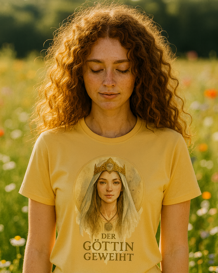 Der Göttin geweiht Premium Bio T-Shirt 100 % Bio-Baumwolle Unisex