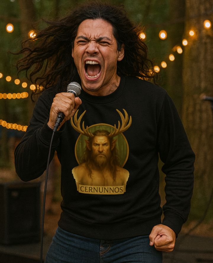 Cernunnos Premium Sweatshirt 100 % Bio-Baumwolle Unisex