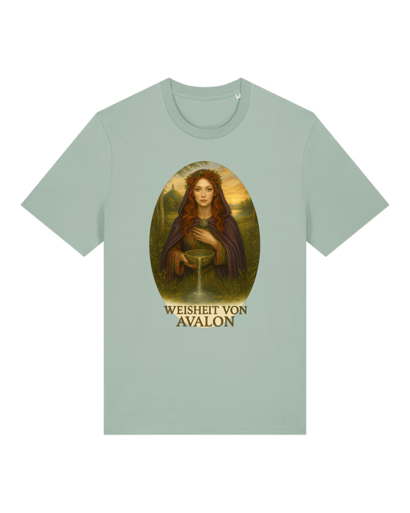 Weisheit von Avalon Premium Bio T-Shirt 100 % Bio-Baumwolle Unisex