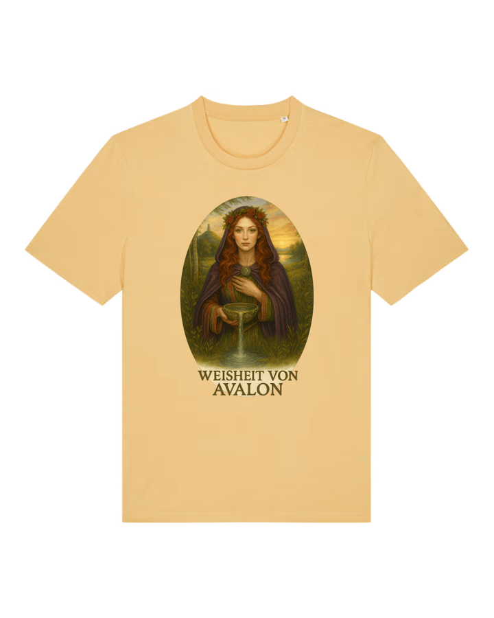 Weisheit von Avalon Premium Bio T-Shirt 100 % Bio-Baumwolle Unisex