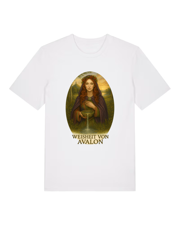 Weisheit von Avalon Premium Bio T-Shirt 100 % Bio-Baumwolle Unisex