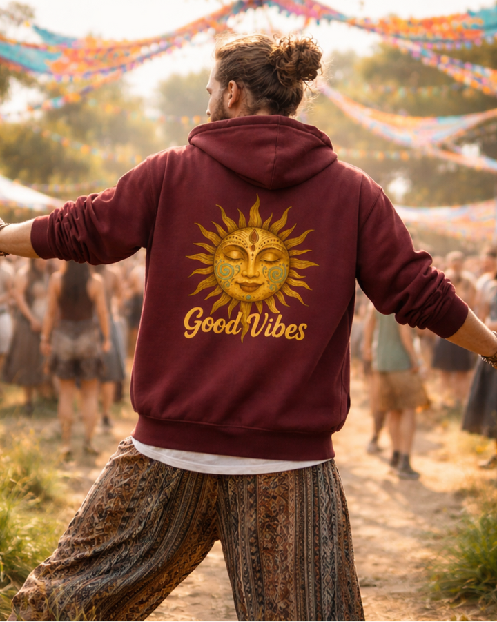 Good Vibes Kapuzenjacke Organic Zipper