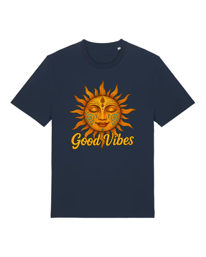 Good Vibes Premium Bio T-Shirt 100 % Bio-Baumwolle Unisex