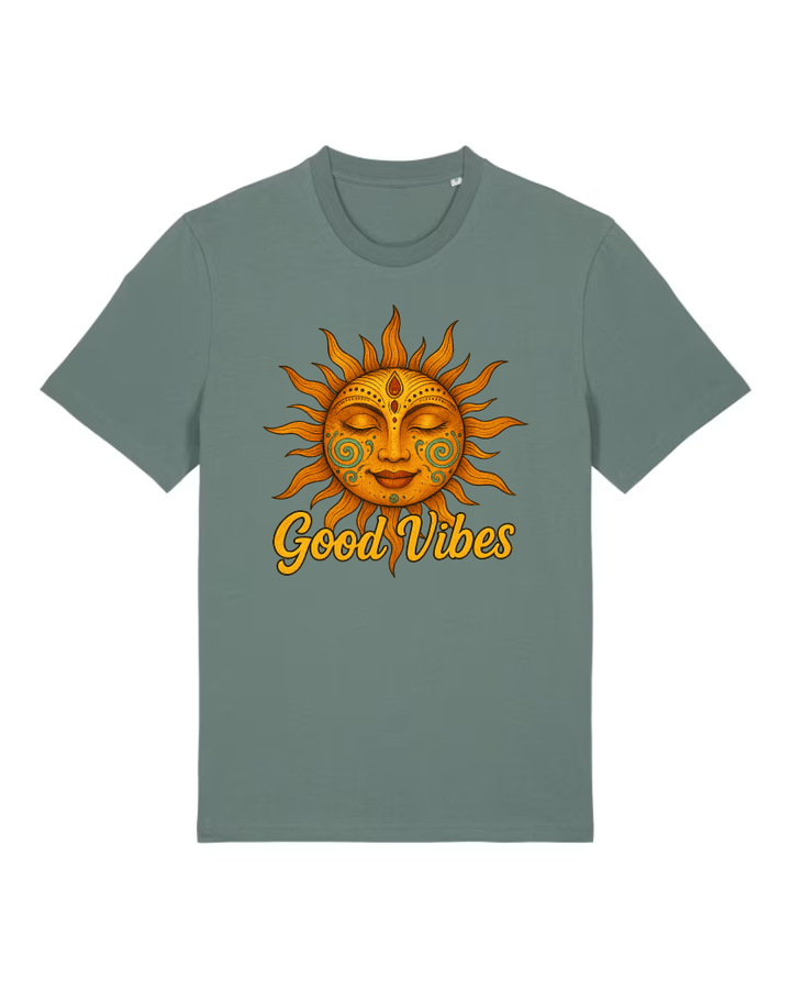 Good Vibes Premium Bio T-Shirt 100 % Bio-Baumwolle Unisex