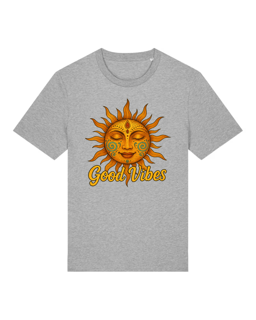 Good Vibes Premium Bio T-Shirt 100 % Bio-Baumwolle Unisex