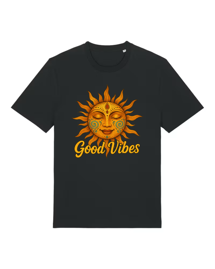 Good Vibes Premium Bio T-Shirt 100 % Bio-Baumwolle Unisex