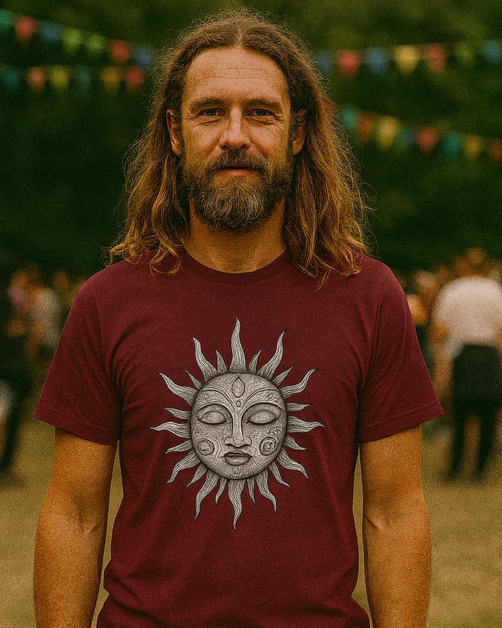 Festival Sun Premium Bio T-Shirt 100 % Bio-Baumwolle Unisex