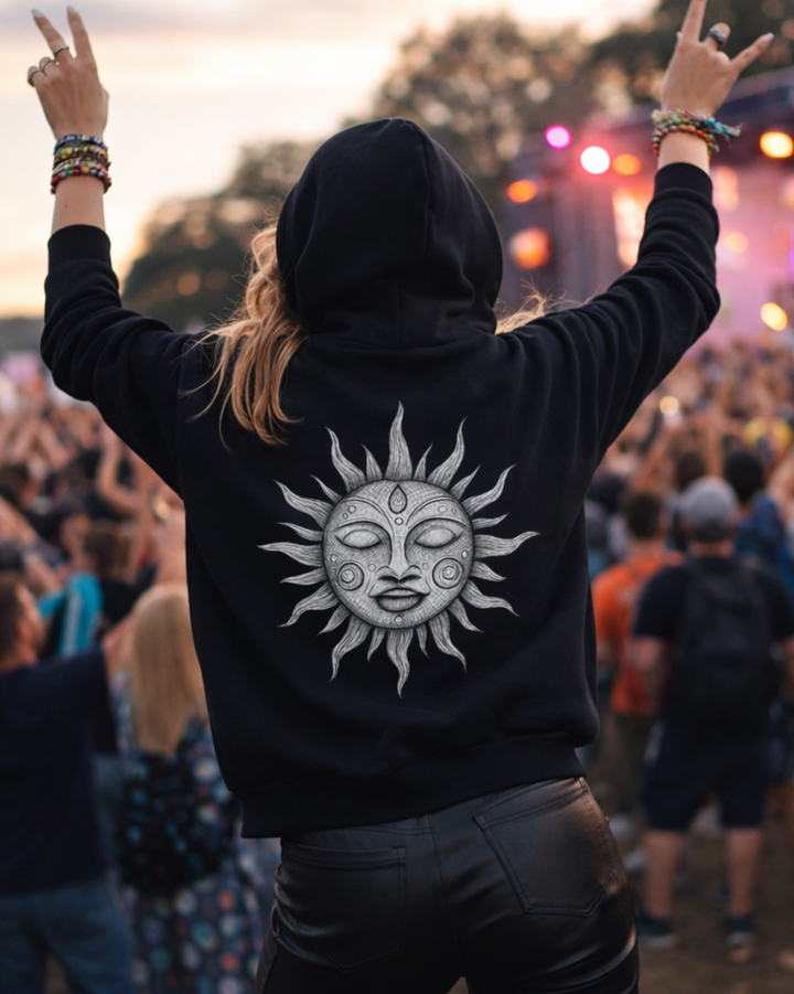 Festival Sun Kapuzenjacke Organic Zipper