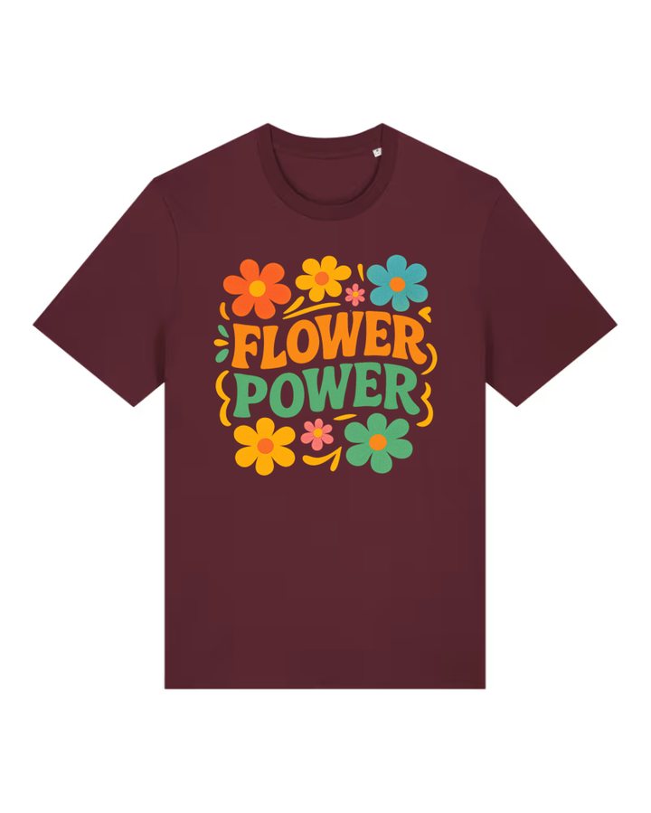 Flower Power Premium Bio T-Shirt 100 % Bio-Baumwolle Unisex
