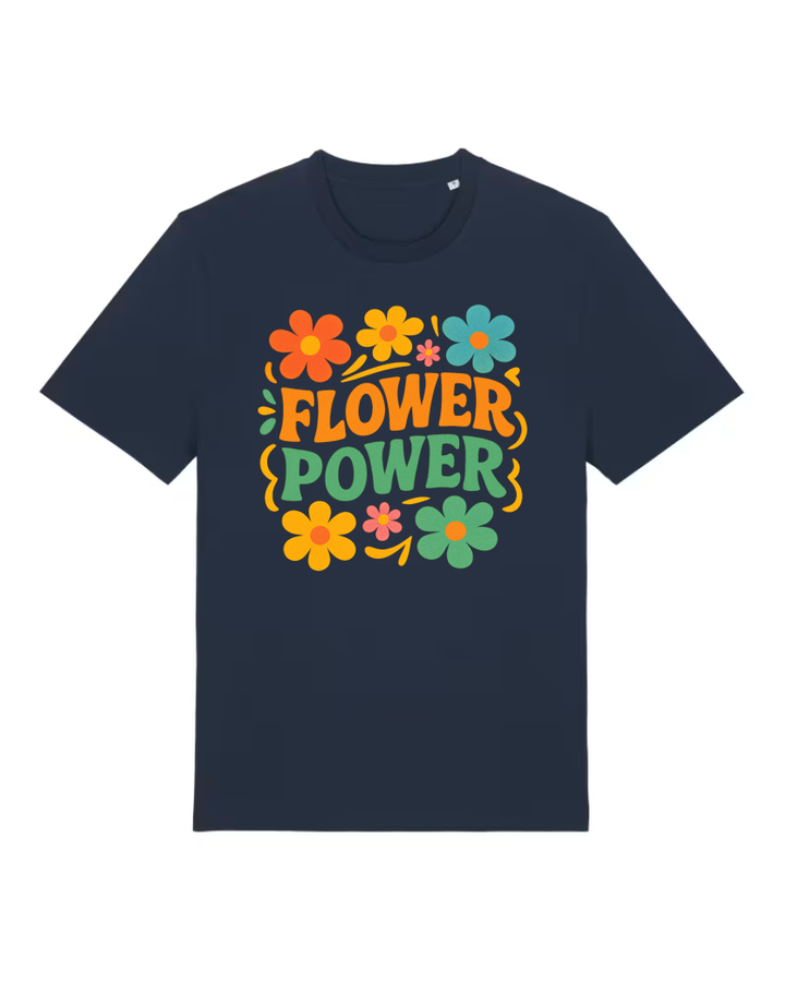 Flower Power Premium Bio T-Shirt 100 % Bio-Baumwolle Unisex