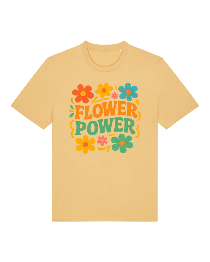 Flower Power Premium Bio T-Shirt 100 % Bio-Baumwolle Unisex