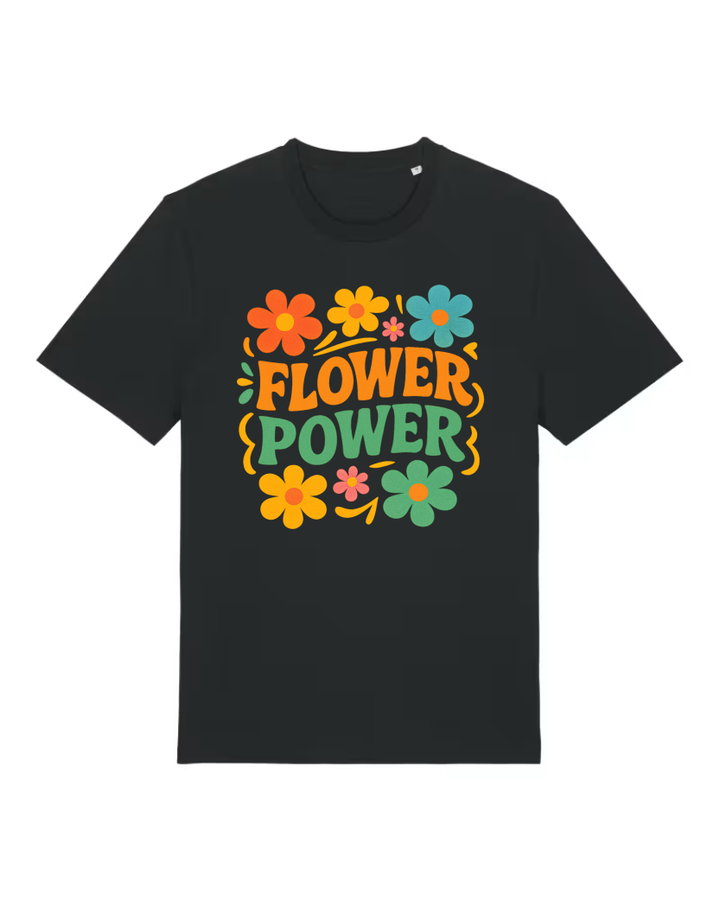 Flower Power Premium Bio T-Shirt 100 % Bio-Baumwolle Unisex