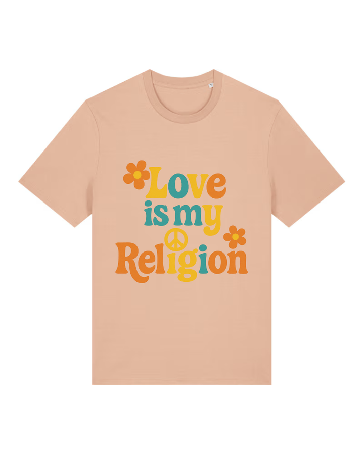 Love is my Religion Premium Bio T-Shirt 100 % Bio-Baumwolle Unisex