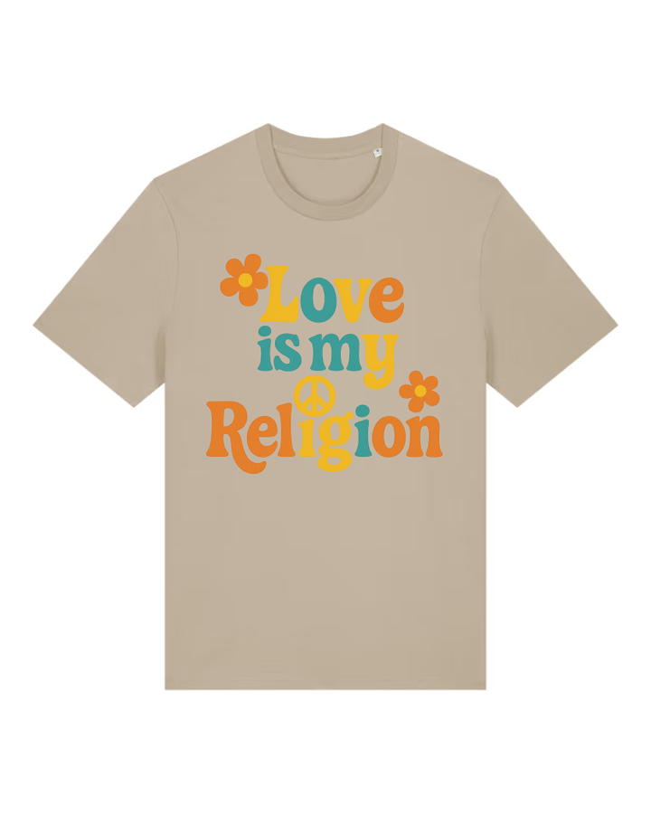 Love is my Religion Premium Bio T-Shirt 100 % Bio-Baumwolle Unisex