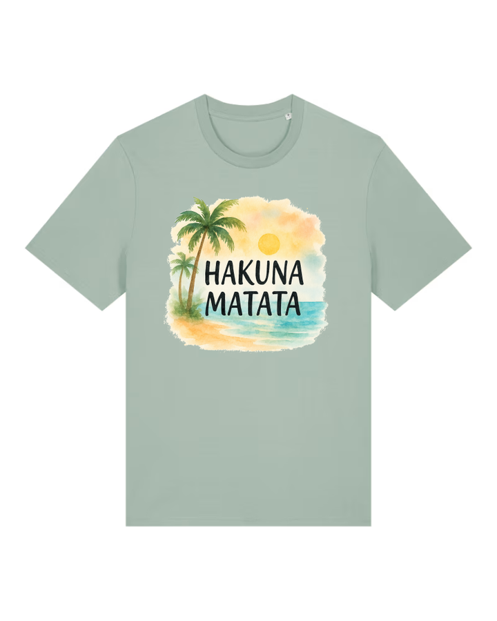 Hakuna Matata Premium Bio T-Shirt 100 % Bio-Baumwolle Unisex