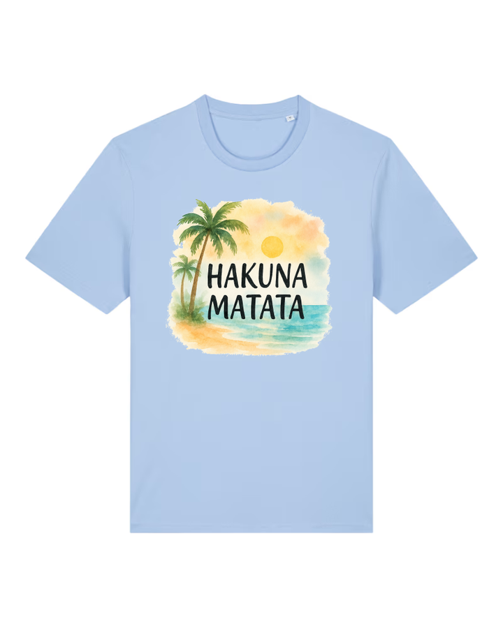 Hakuna Matata Premium Bio T-Shirt 100 % Bio-Baumwolle Unisex