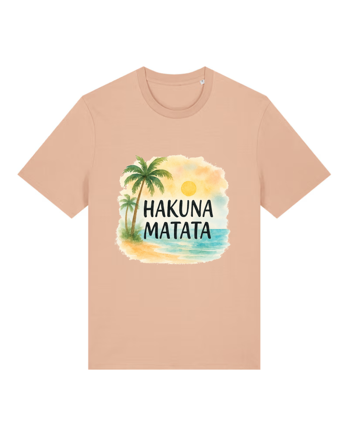 Hakuna Matata Premium Bio T-Shirt 100 % Bio-Baumwolle Unisex