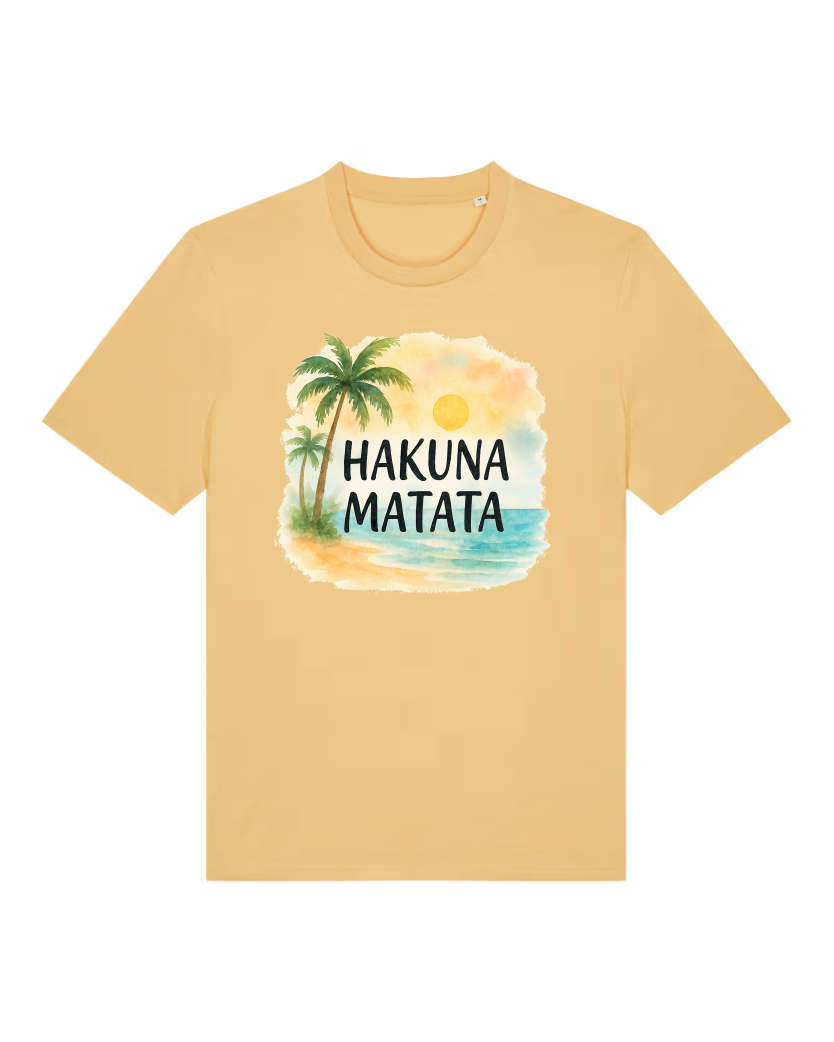 Hakuna Matata Premium Bio T-Shirt 100 % Bio-Baumwolle Unisex
