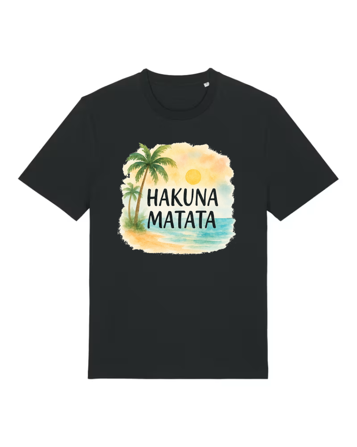 Hakuna Matata Premium Bio T-Shirt 100 % Bio-Baumwolle Unisex