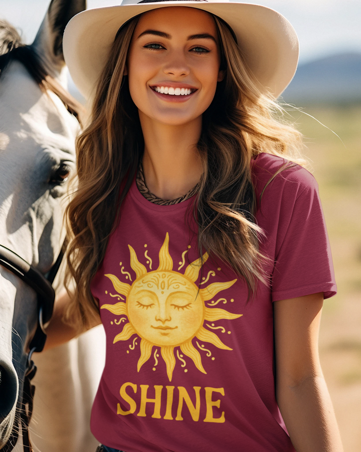 SHINE Premium Bio T-Shirt 100 % Bio-Baumwolle Unisex