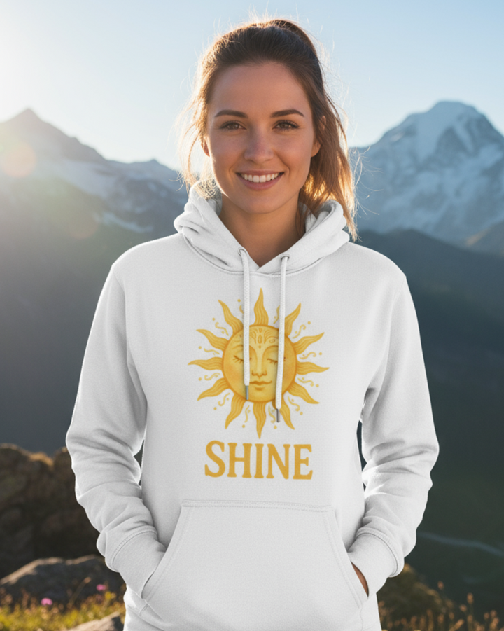 Shine Premium Bio Hoodie 100 % Bio-Baumwolle Unisex