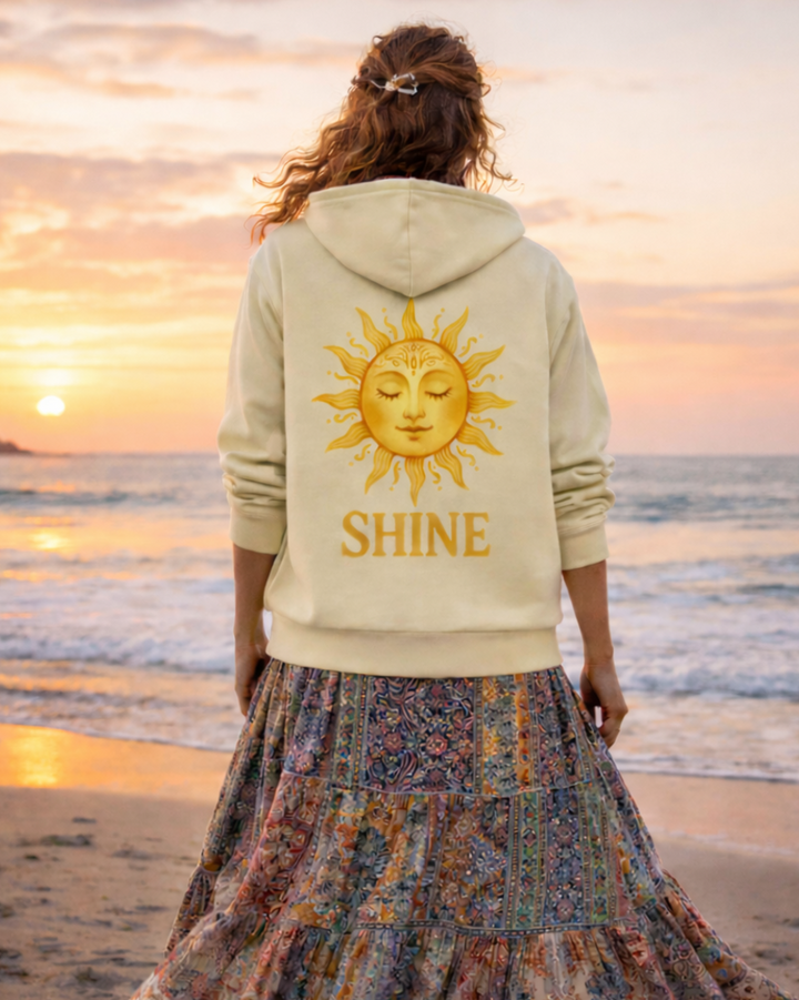 Shine Kapuzenjacke Organic Zipper