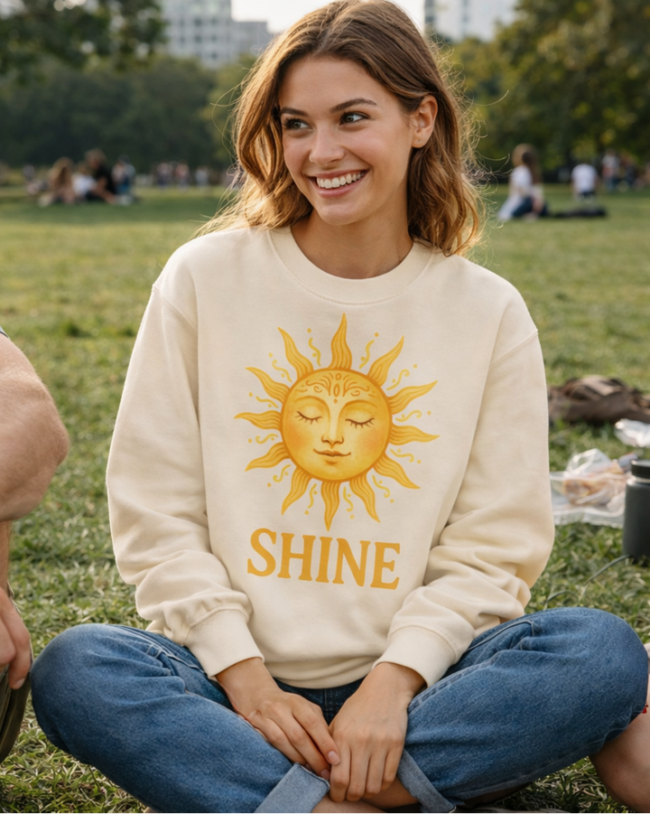 Shine Premium Bio Sweatshirt 100 % Bio-Baumwolle Unisex