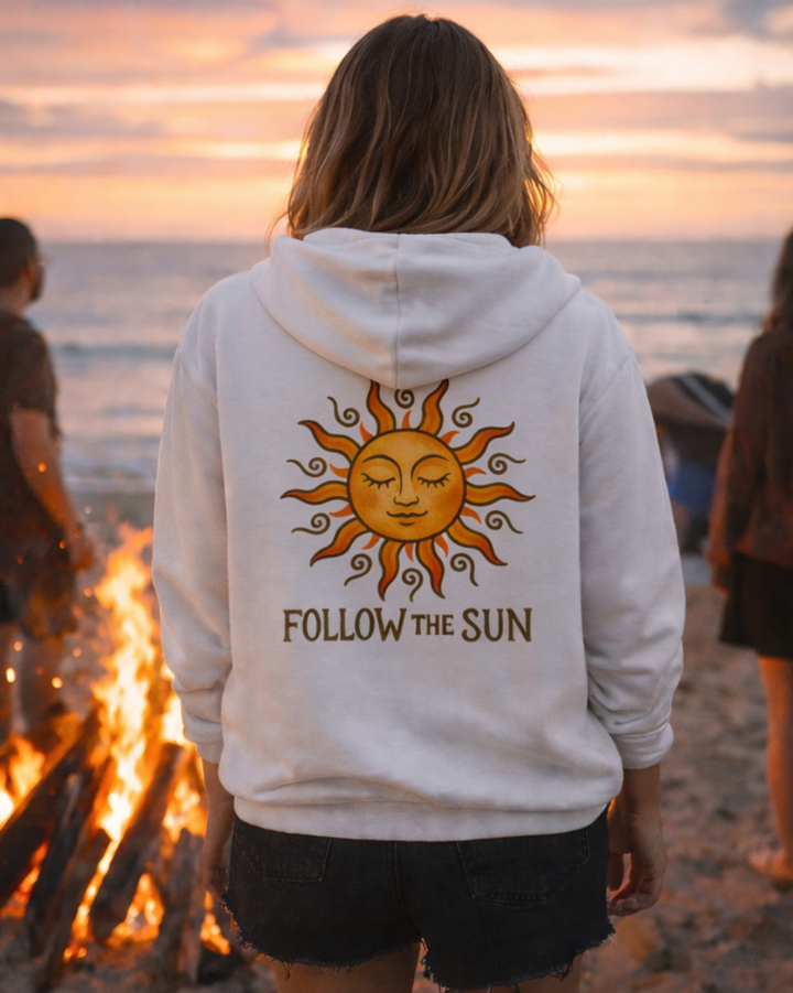 Follow the Sun Kapuzenjacke Organic Zipper
