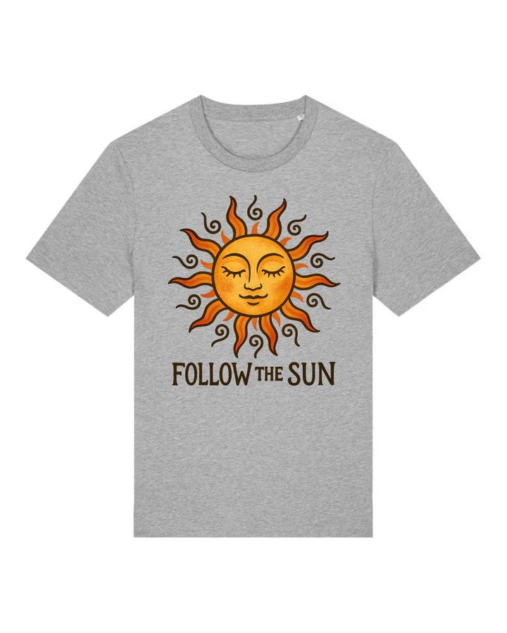 Follow the Sun Premium Bio T-Shirt 100 % Bio-Baumwolle Unisex