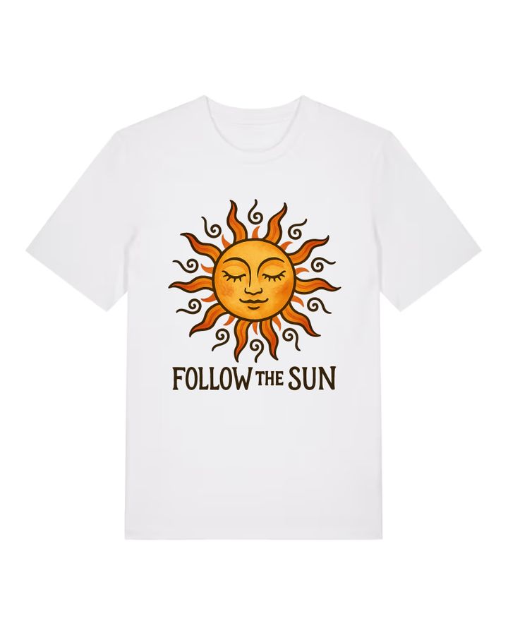 Follow the Sun Premium Bio T-Shirt 100 % Bio-Baumwolle Unisex