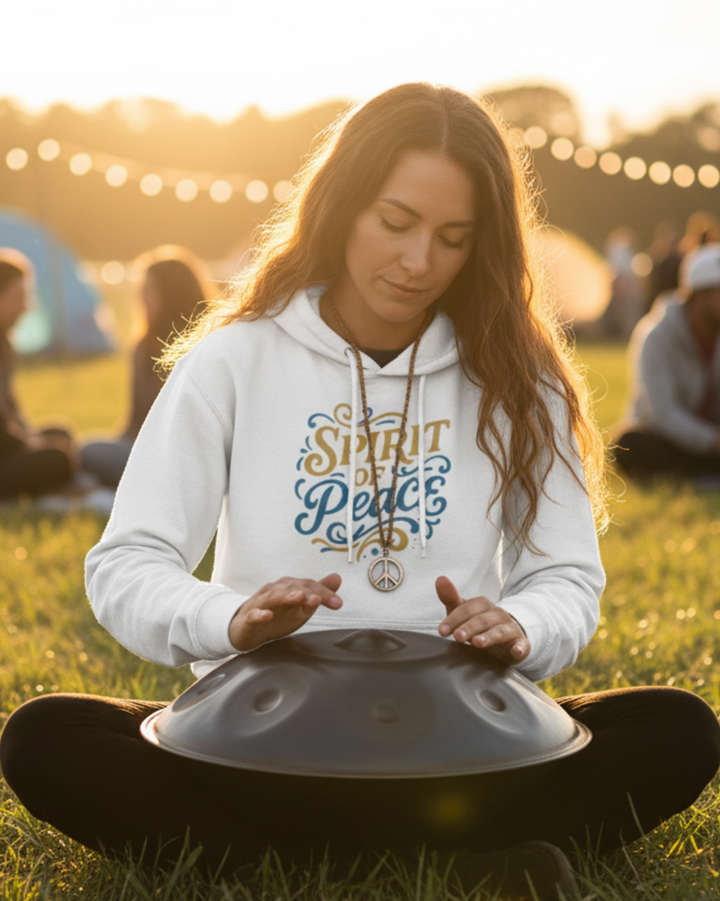 Spirit of Peace Premium Bio Hoodie 100 % Bio-Baumwolle Unisex