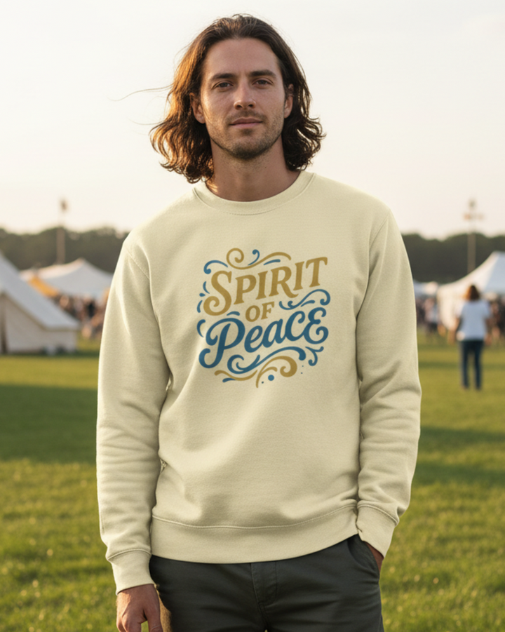 Spirit of Peace Premium Bio Sweatshirt 100 % Bio-Baumwolle Unisex