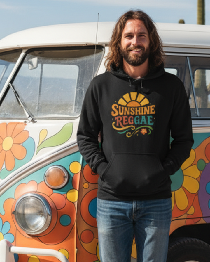 Sunshine Reggae Premium Bio Hoodie 100 % Bio-Baumwolle Unisex