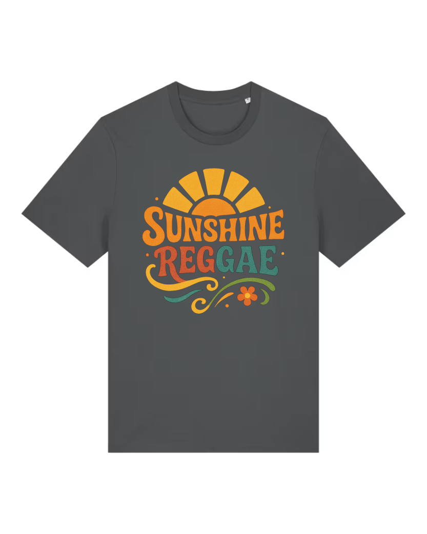 Sunshine Reggae Premium Bio T-Shirt 100 % Bio-Baumwolle Unisex