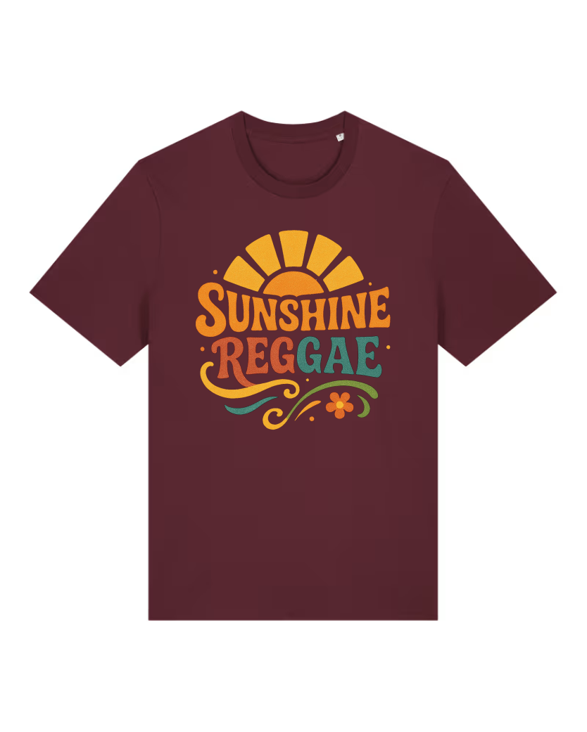 Sunshine Reggae Premium Bio T-Shirt 100 % Bio-Baumwolle Unisex