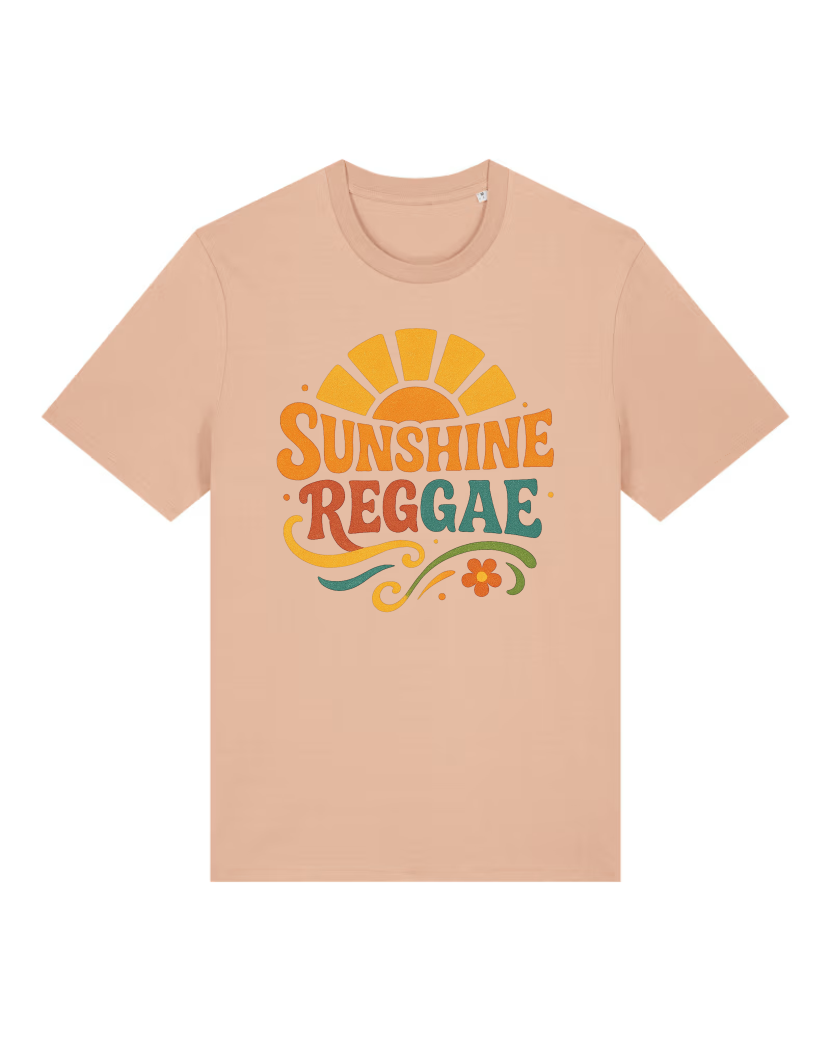 Sunshine Reggae Premium Bio T-Shirt 100 % Bio-Baumwolle Unisex